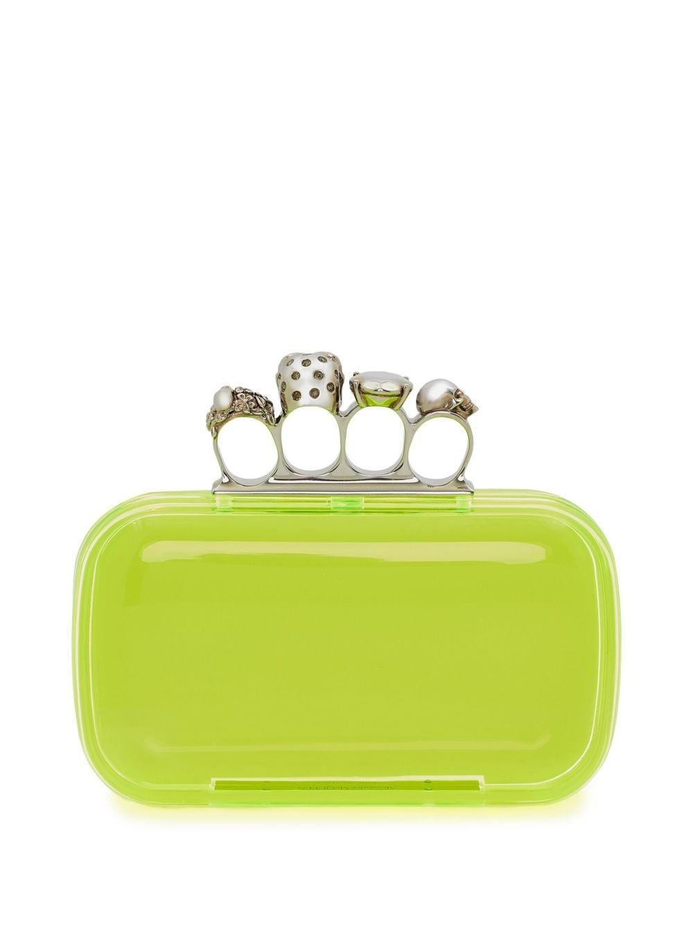 Alexander McQueen Skull knuckle-duster clutch bag