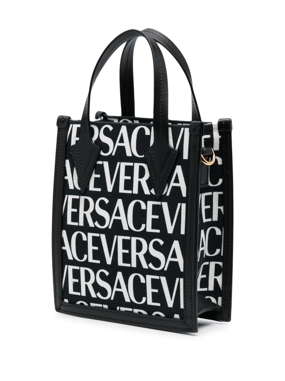 Versace logo-print tote bag