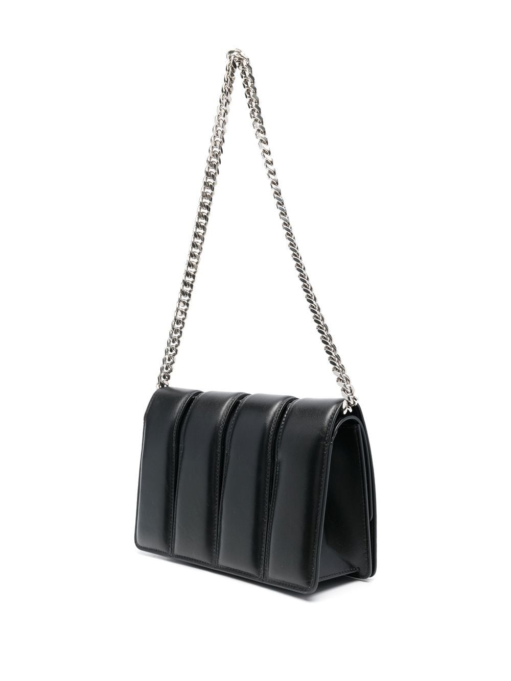 Alexander McQueen skull-ring detail shoulder bag
