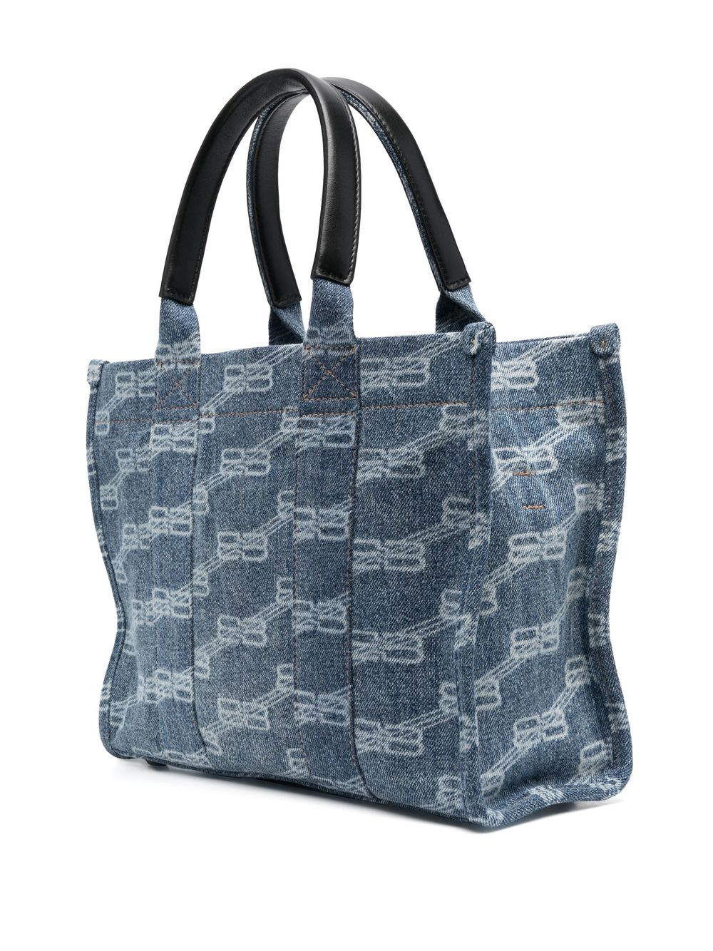Ba*len*cia*ga hardware bb monogram-print tote bag