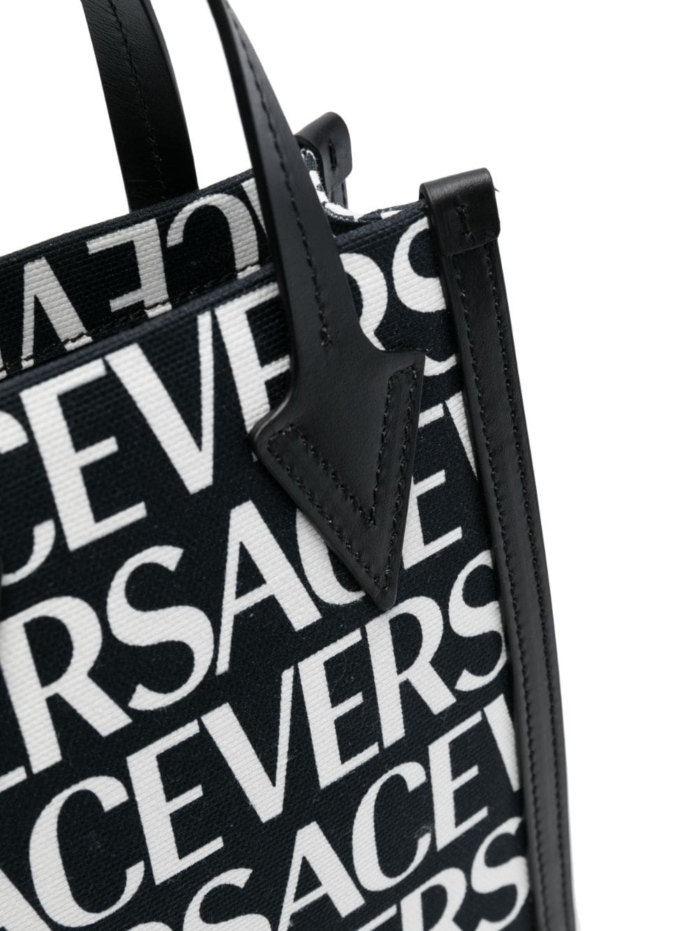 Versace logo-print tote bag
