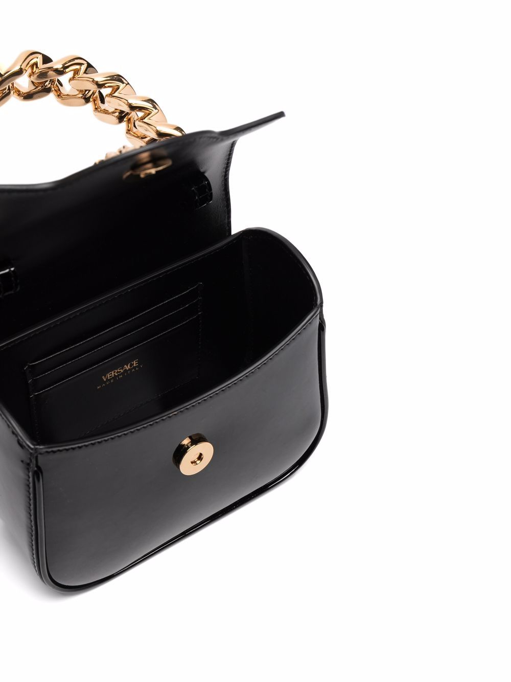 Versace La Medusa leather mini bag
