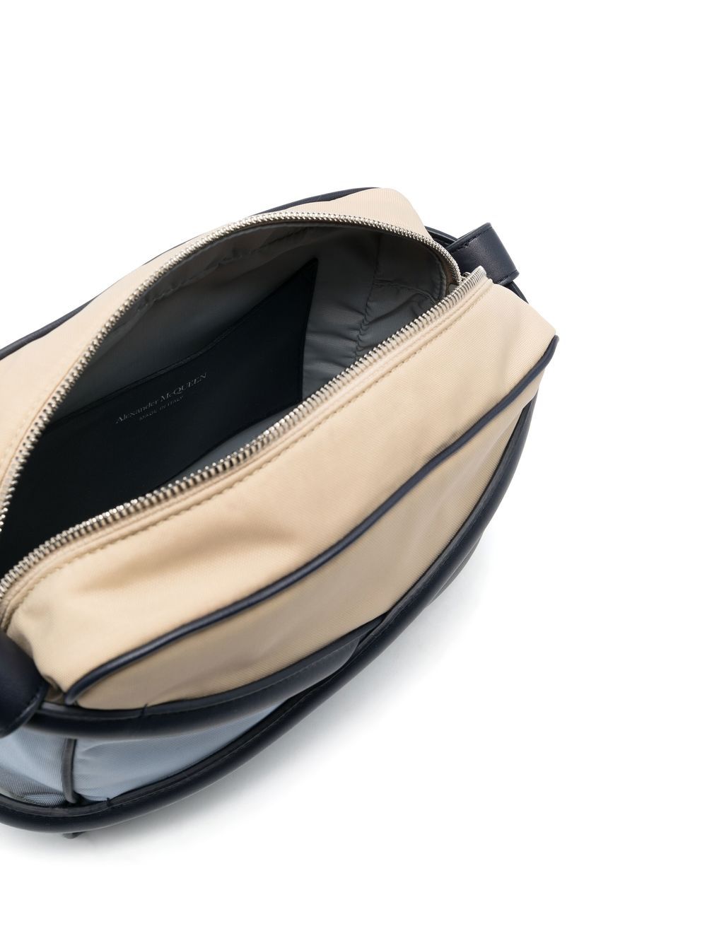 Alexander McQueen logo-print camera bag