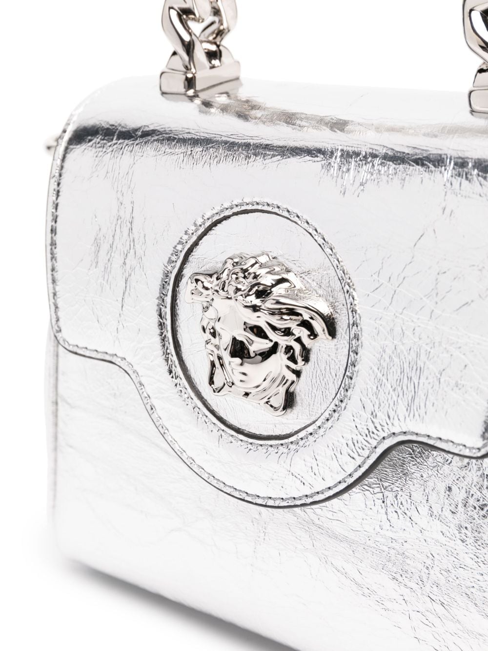 Versace small La Medusa Metallic tote bag