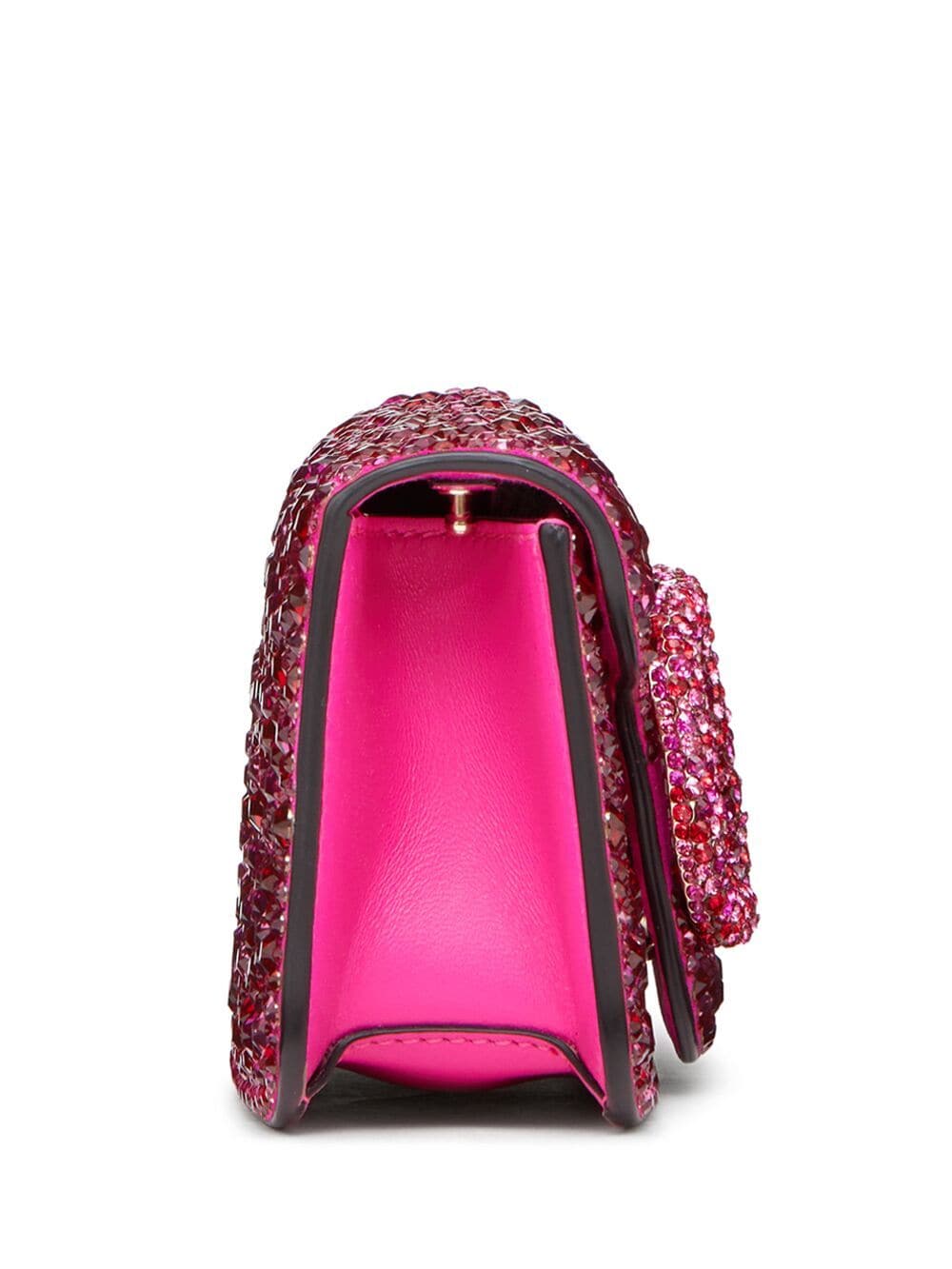 Valentino Garavani small Locò rhinestone-embellished shoulder bag