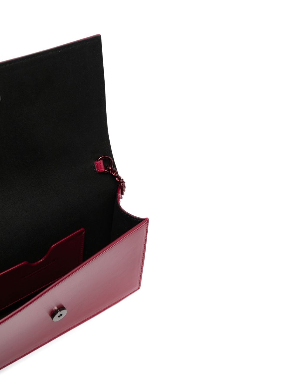 Alexander McQueen skull-charm leather crossbody bag